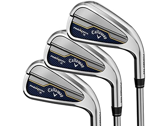 Callaway 2023 Paradym X Iron Sets, 5-PW,AW, Graphite, 5.5, Standard (Right Hand)