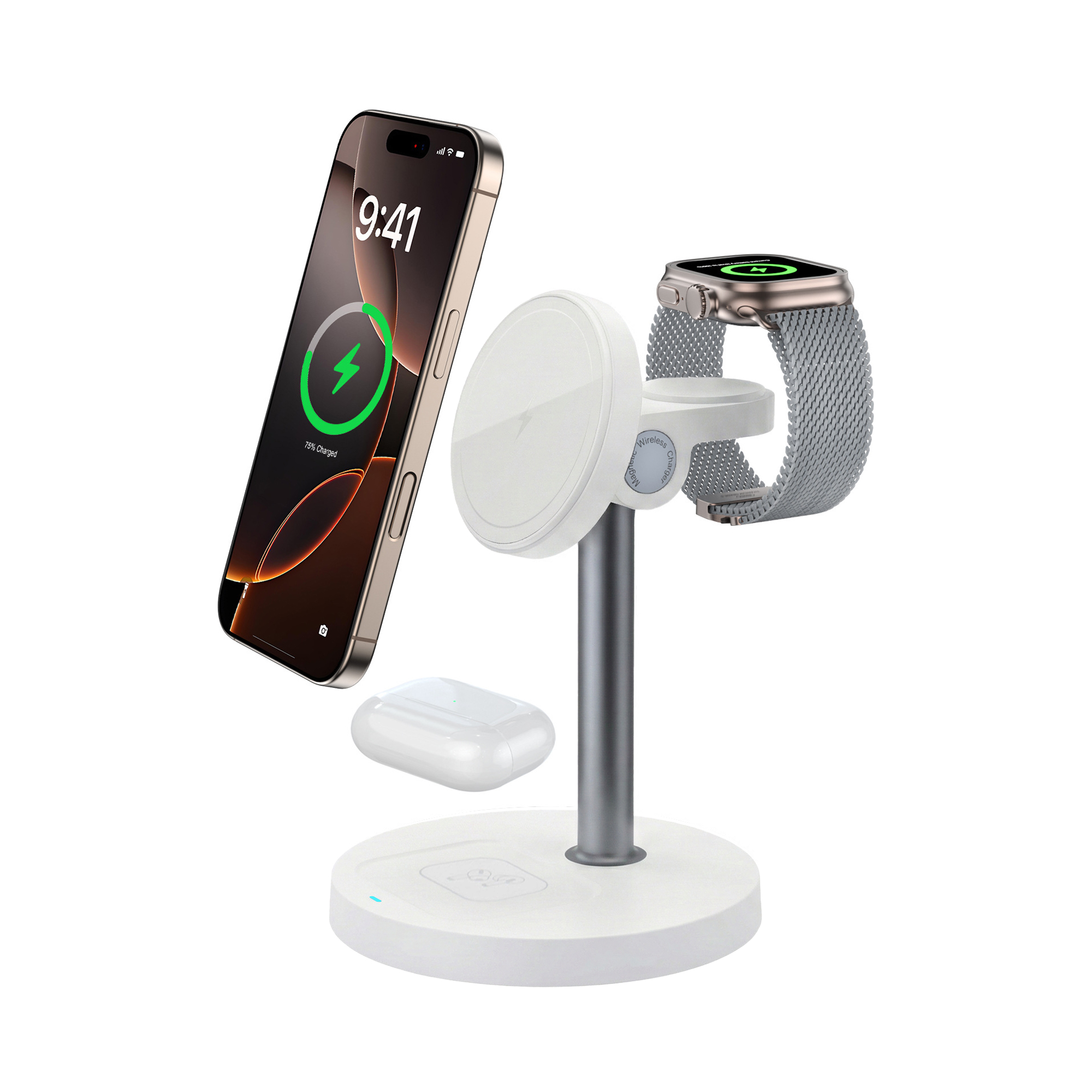 Magnetic 3in1 Wireless Charging Station - Gallery 6