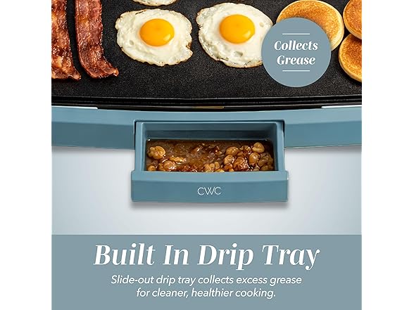 200W Electric Griddle 10x16