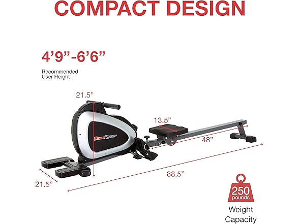 Fitness Magnetic Rowing Machine Bluetooth