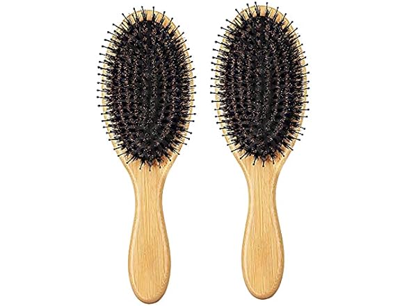 WeTest WeTest Upgraded Natural Boar Bristle Hair Brus