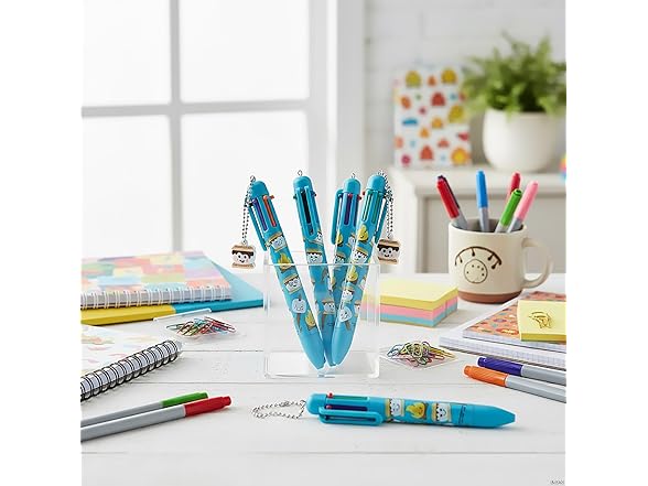 Fun Express 5 1/2" S'More Plastic Shuttle Pens - 12 Pieces