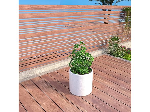 LeisureMod TP18W Tundra Planter White