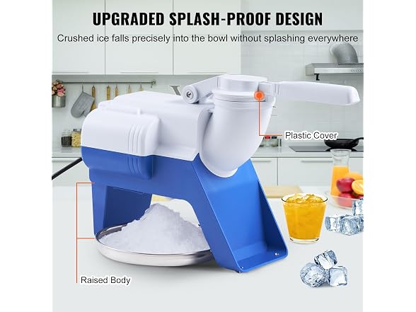 VEVOR 110V Commercial Ice Crusher