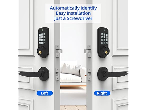 olylo Smart Keypad Deadbolt Lock with Handle