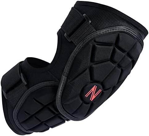 NURIBASE Baseball Batters Elbow Guard for Youth, Adult - Softball ElbowGuard for Youth, Adult - Elbow Guard for Baseball, Softball - Black L/XL