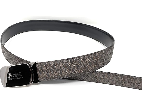 Michael Kors Men (OS) Cut Reversible PVC MK Belt