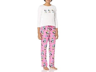 $7.99, Was $30.90, 74% Off! Amazon Essentials Womens Flannel PJ Sleep Set dealfomo