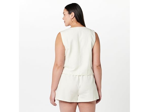 The Drop ESMA Linen Vest