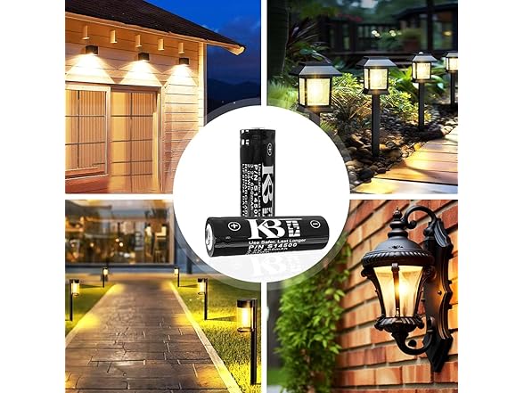 KBT 4Pack 3.2V 650mAh LiFePo4 Batteries