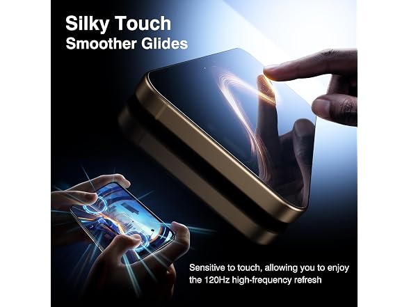 EZ-GLAZ iPhone 16 Pro Screen Protector 4+2 Pack