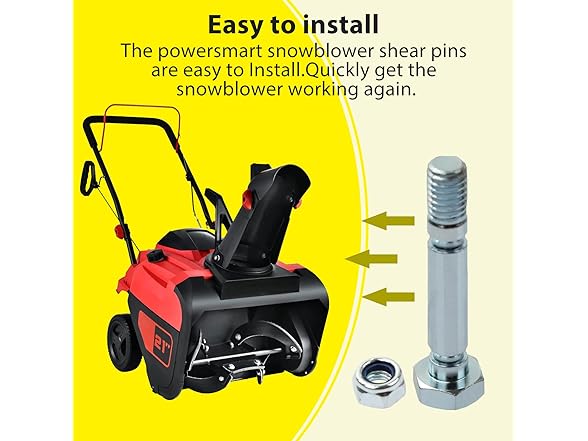 Aillsa Shear pins and Nuts Set Four