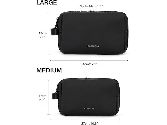 BAGSMART Toiletry Bag for Men