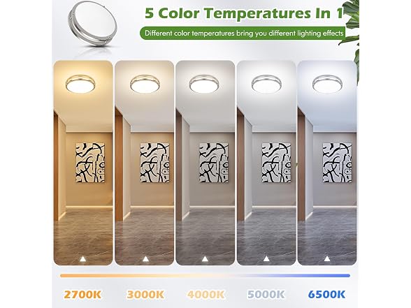 GoBright 18in Nickel LED Ceiling Light