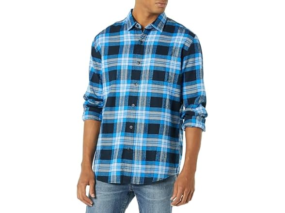 Amazon Essentials Men LS Flannel Shirt - Gallery 9