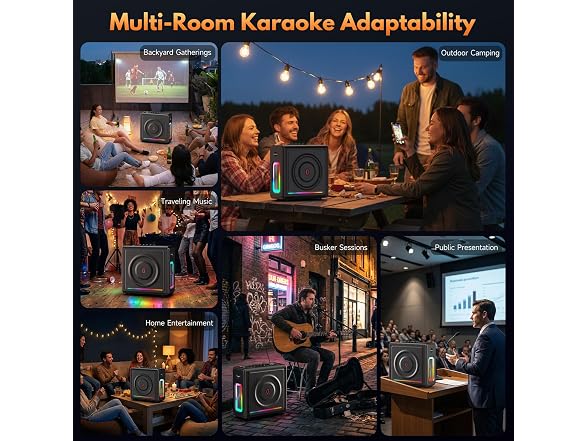 PPMIC Karaoke Machine 300W PA System - Gallery 9