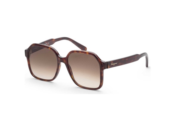 Ferragamo Women's 56mm Brown Sunglasses