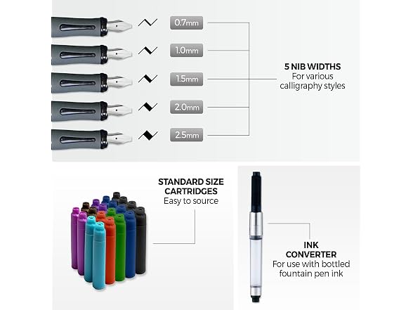 Zieler Ultimate Calligraphy Pen Gift Set (32 pieces)