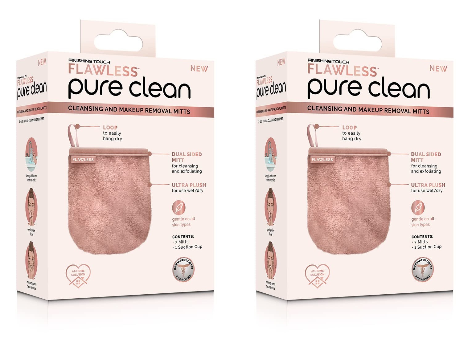 Day Facial Cleansing Mitt Set (Pack of 2) - Gallery 2