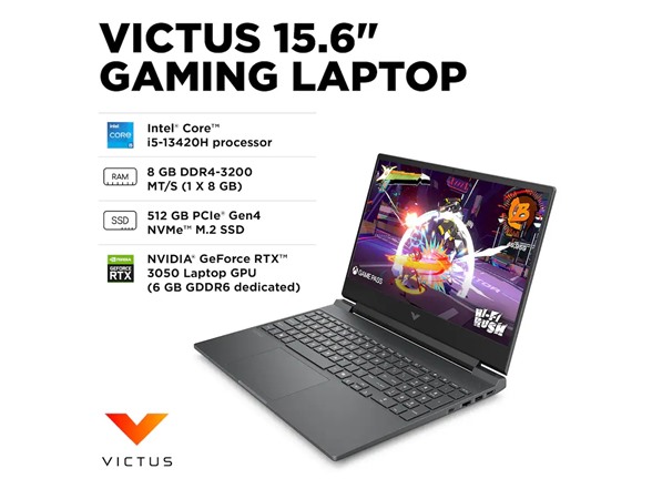 HP Victus 15.6" RTX 3050 Gaming Laptop