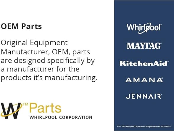 Whirlpool WP67001716 Genuine OEM 