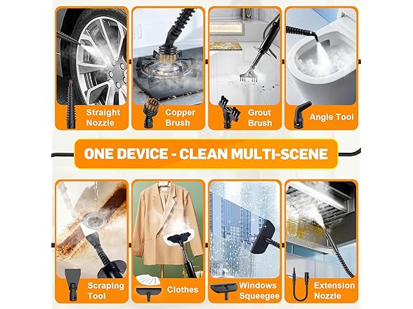 Handheld Pressurized Steam Cleaner