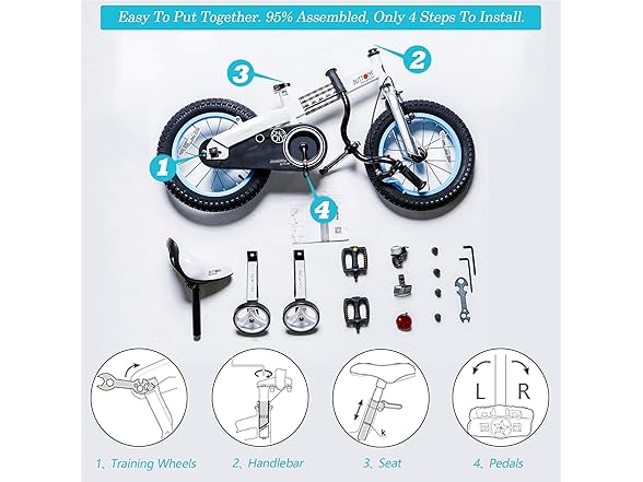 RoyalBaby Cubetube Boys Girls Kids Bike