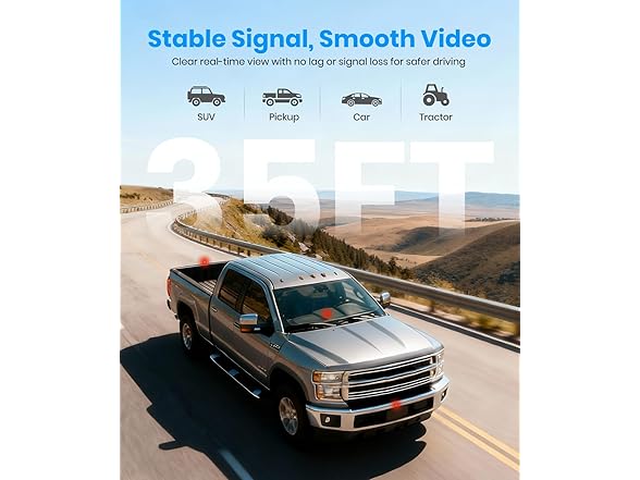 AUTO-VOX 1080P Wireless Backup Camera
