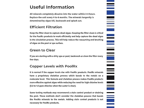 PoolRx+ Mineral Algaecide Unit