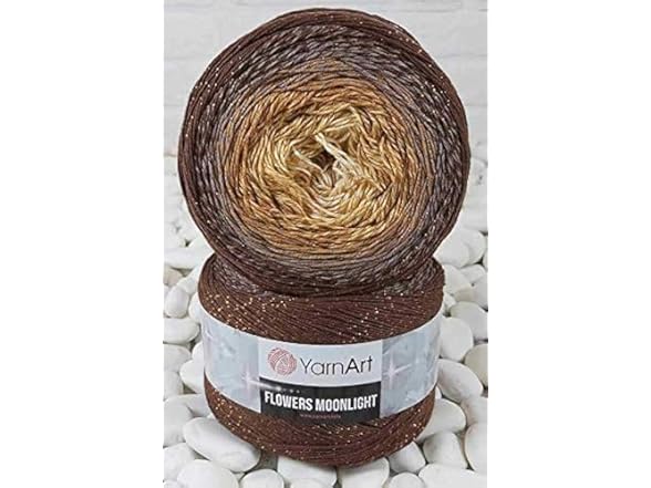 Flowers Moonlight Glitter Cotton Yarn