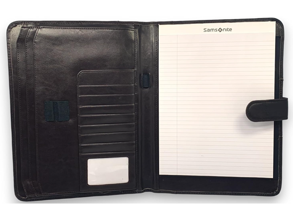 Samsonite Leather Portfolio Writing Pad 8.5" x 11"
