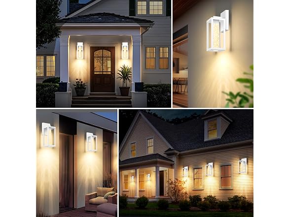Brightever 2-Pack Outdoor Wall Light