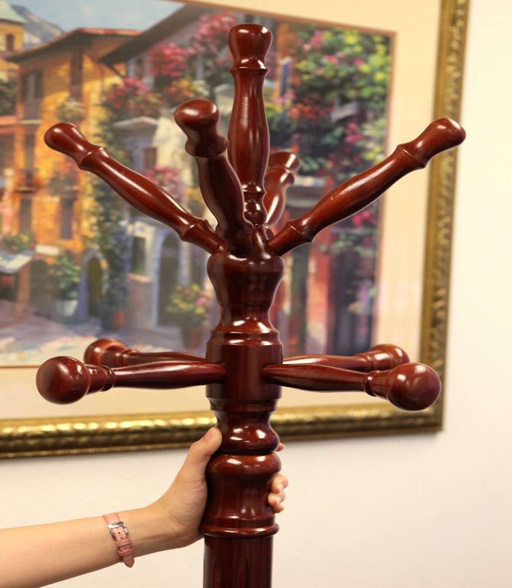 Frenchi Home Furnishing Wooden Coat Rack - Gallery 8