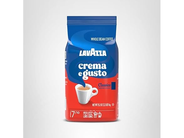 Lavazza Crema e Gusto Whole Bean Coffee