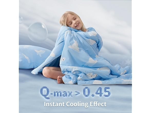 Dream Valley Cooling Kids Blanket Set