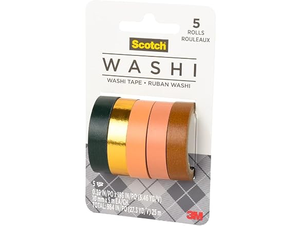 Scotch Washi Tape, Sunset Design