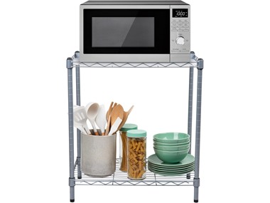 $10.79, Was $27.95, 61% Off! Mind Reader Countertop Microwave Shelf dealfomo