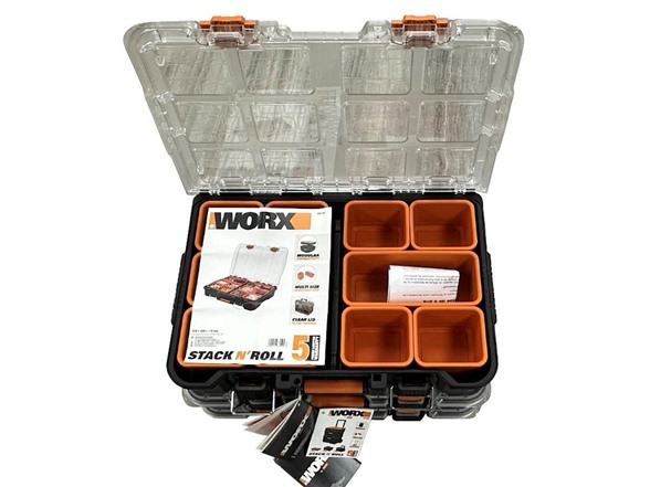 Worx Stack N' Roll 12 Compartment Organizer- 3PK