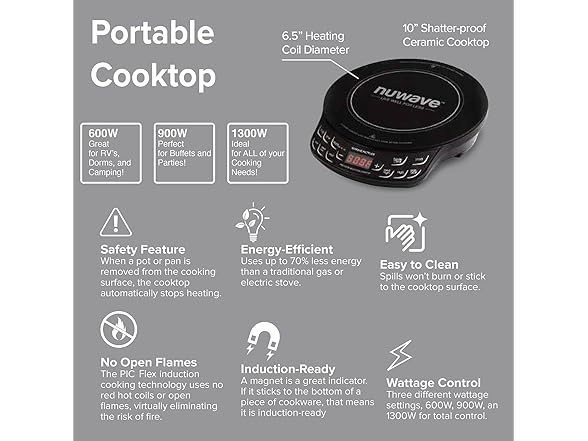 Nuwave PIC Flex Induction Cooktop