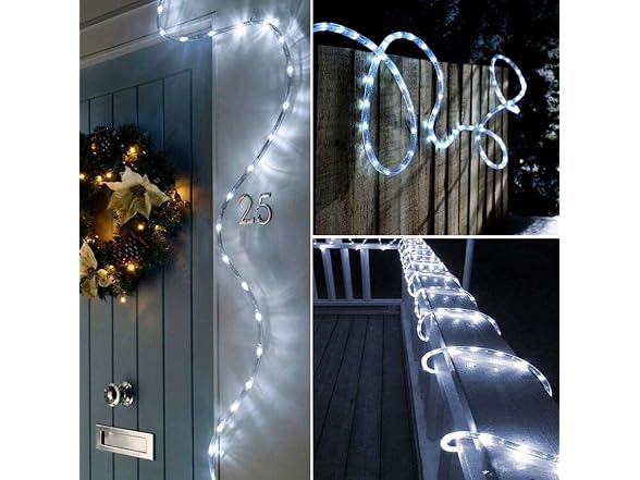 Honche Solar Rope Light 33FT 100L IP65