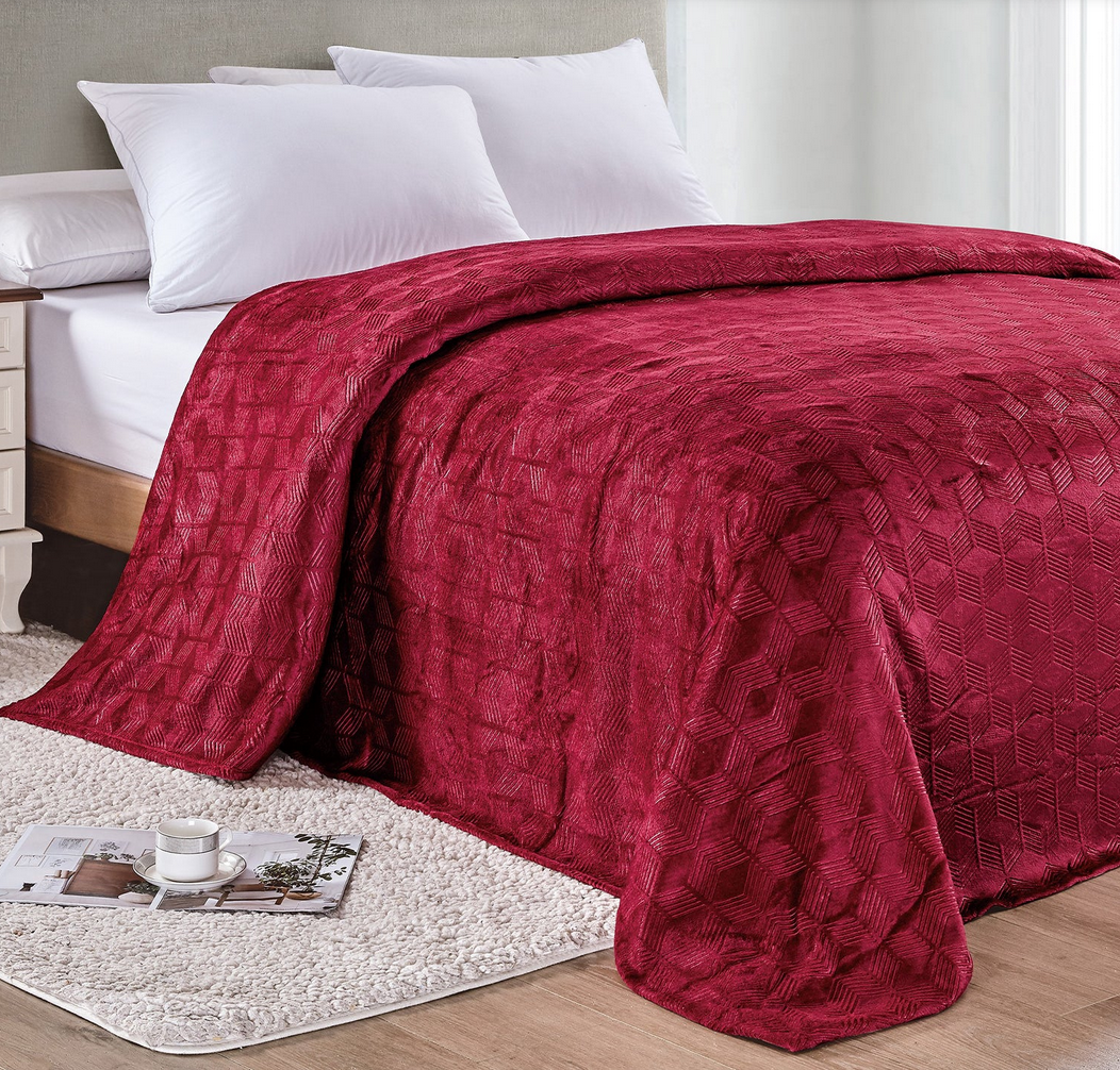 Luxury Home Armani Embossed Microplush Blanket - Gallery 10