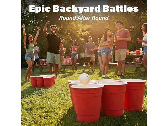 GoPong Giant Yard Pong Outdoor Game