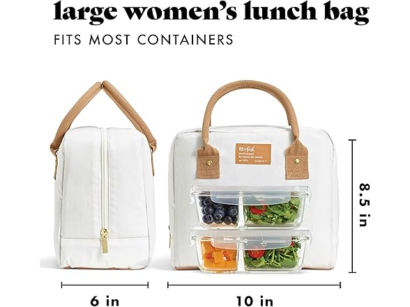 Fit & Fresh Insulated Lunch Bag