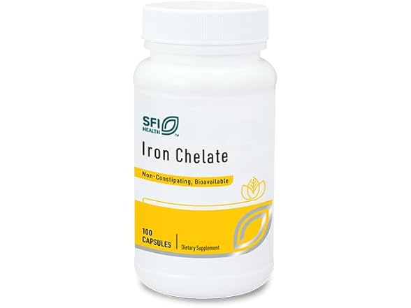 Klaire Labs Iron Bisglycinate Chelate - 30mg (100 Cap)