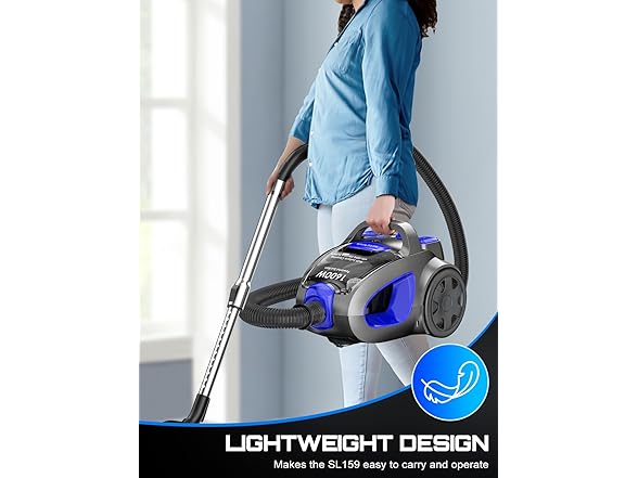 PKUYIE Canister Vacuum Cleaner