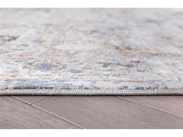 L'Baiet Sophia Grey Oriental 2x6 Runner Rug