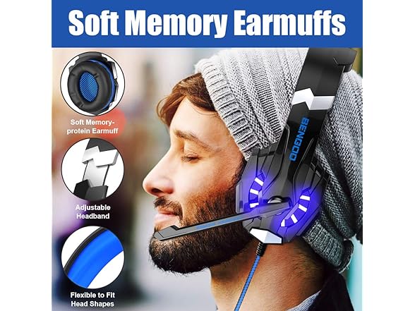 BENGOO G9000 Stereo Gaming Headset