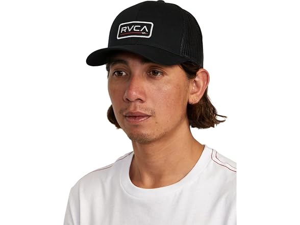 Rvca Men (OS) Adjustable Snapback Trucker Hat