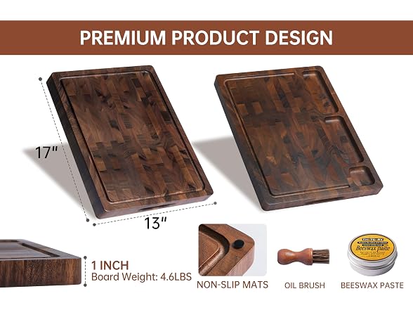 thetchry Walnut End Grain Cutting Board