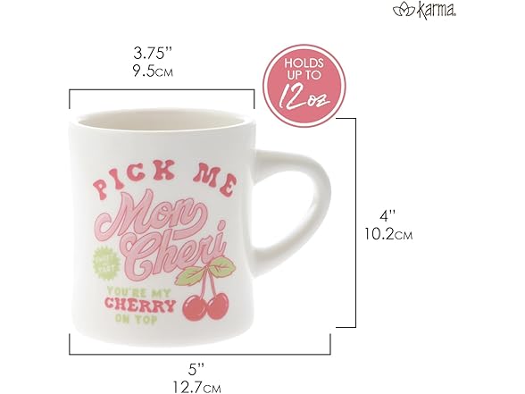 Karma 12 oz New Bone China Coffee Cup Cat